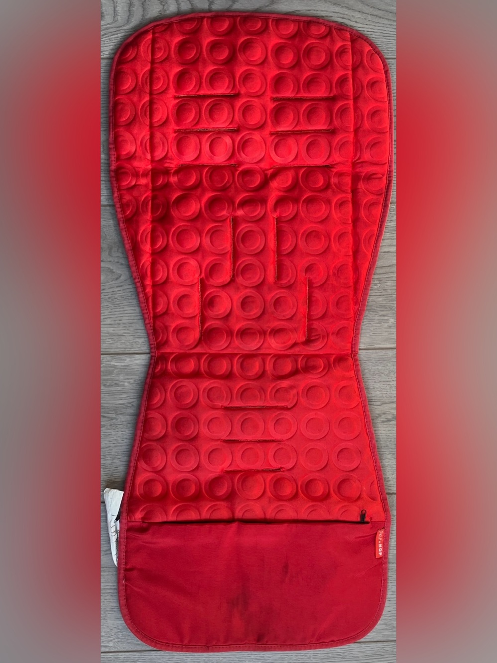 Skip Hop Memory Foam Stroller Liner – Red / Black